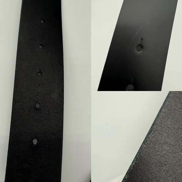 Authentic Chanel CC Logo Oval black calf leather belt - Picture 16 of 16